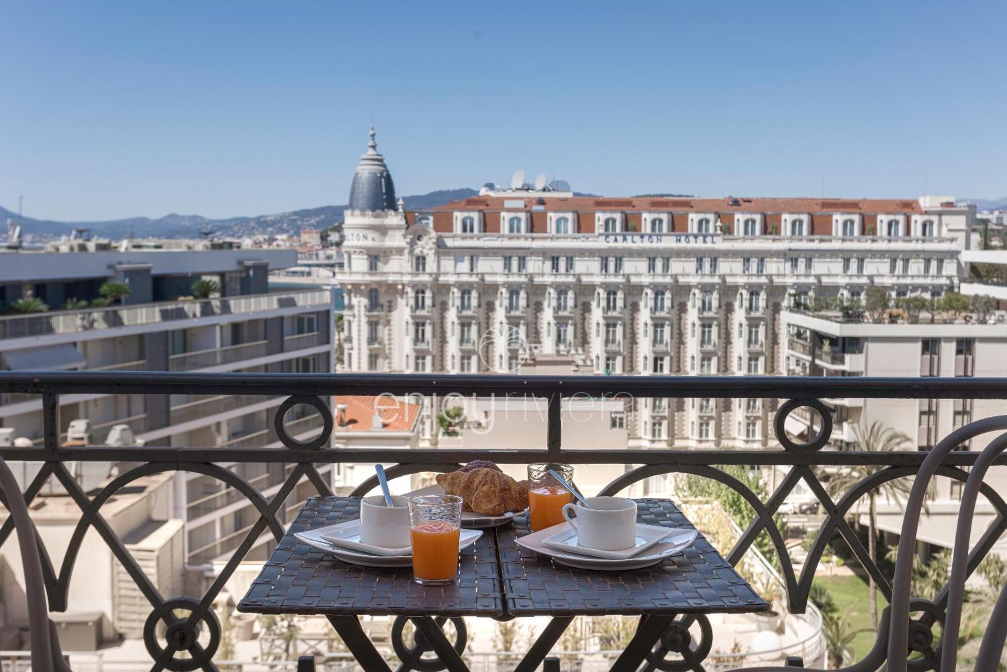 Palais Miramar Suite Art Modern - Derniere Etages Vue Mer - 75M De Confort - En Face Des Plages -Wifi - Clim Cannes Eksteriør billede